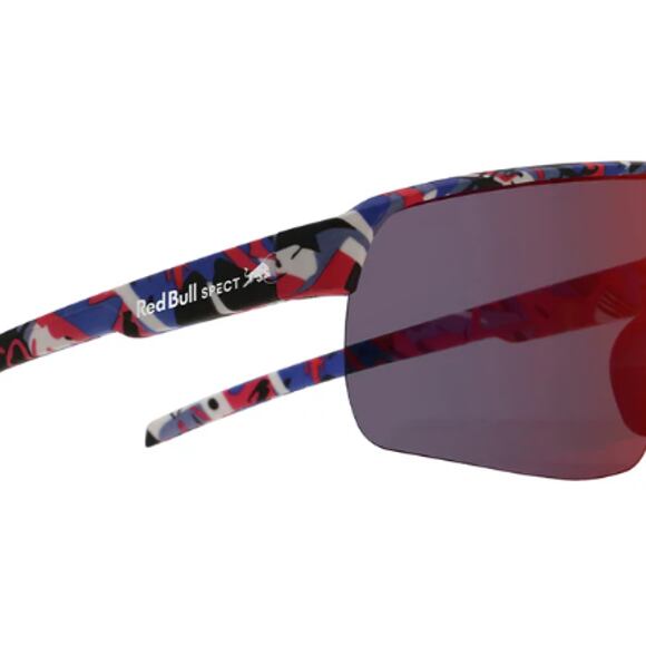 Sluneční Brýle Red Bull SPECT - DAKOTA - Matt Blue/Burgundy - Red-Purple Mirror
