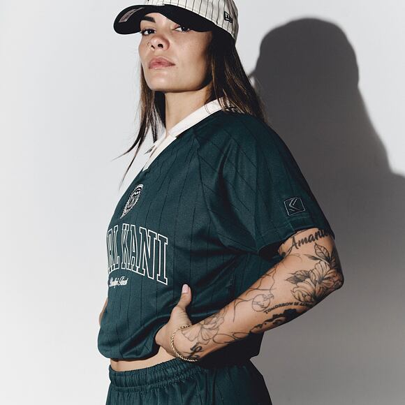 Fotbalový Dres Karl Kani - Heritage Emblem Shadow Pinstripe Soccer Jersey