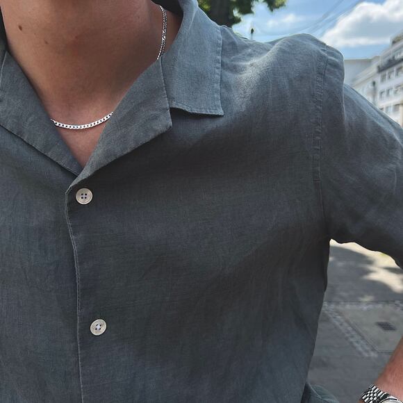 Řetízek Fainz - Cuban Link Chain Silver 3 mm - Silver