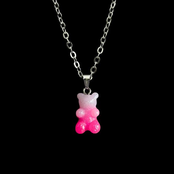 Řetízek Fainz - Bear Chain - Deadly Pink