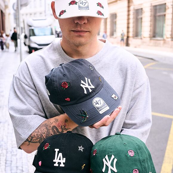 Kšiltovka '47 Brand - MLB Scatter Cleanup CLEAN UP - NY Yankees - Green