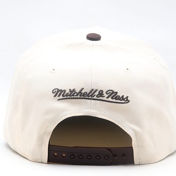 Kšiltovka Mitchell & Ness - NBA Brown And Cream Pro Snapback Hwc - Milwaukee Bucks - Cream