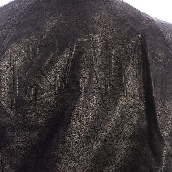 Bunda Karl Kani - Signature PU Leather Bomber Jacket - Black