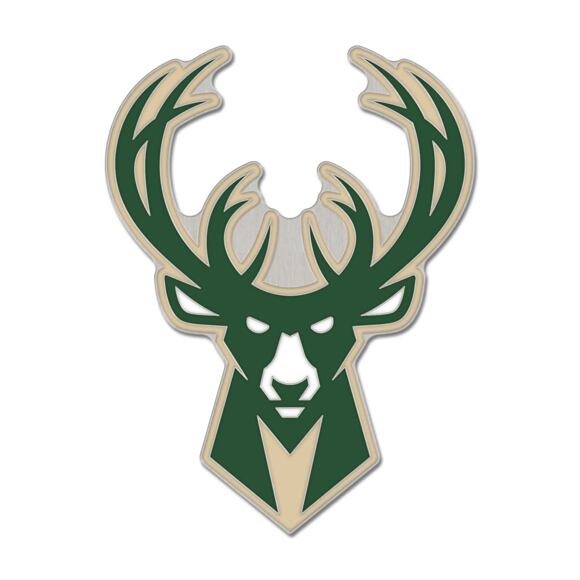 Připínáček WinCraft - NBA Collector Pin - Primary Logo - Milwaukee Bucks