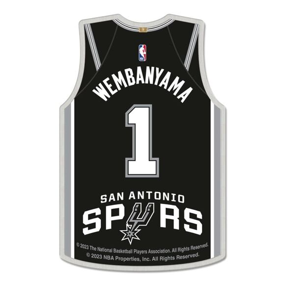 Připínáček WinCraft - NBA Collector Pin Jewelry Card - Victor Wembanyama - San Antonio Spurs