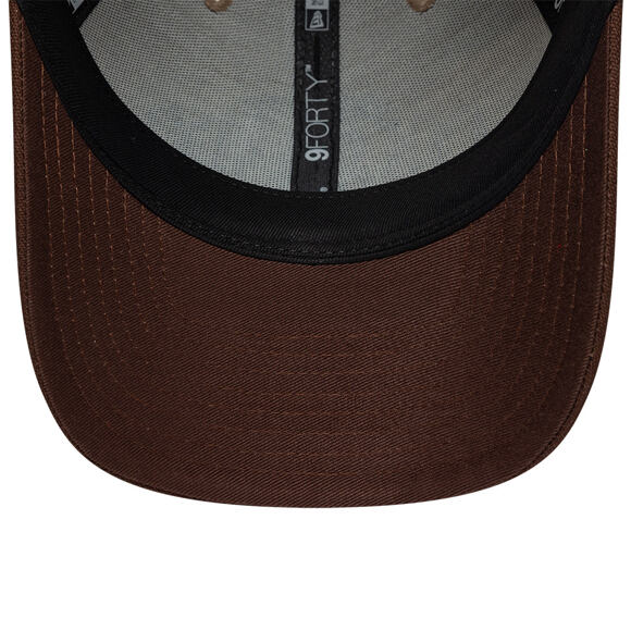 Kšiltovka New Era - Branded Wordmark 9FORTY M-CROWN - Camel / Chestnut Brown
