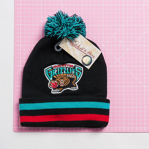 Kulich Mitchell & Ness Black Out Team Stripe Vancouver Grizzlies Black/Teal
