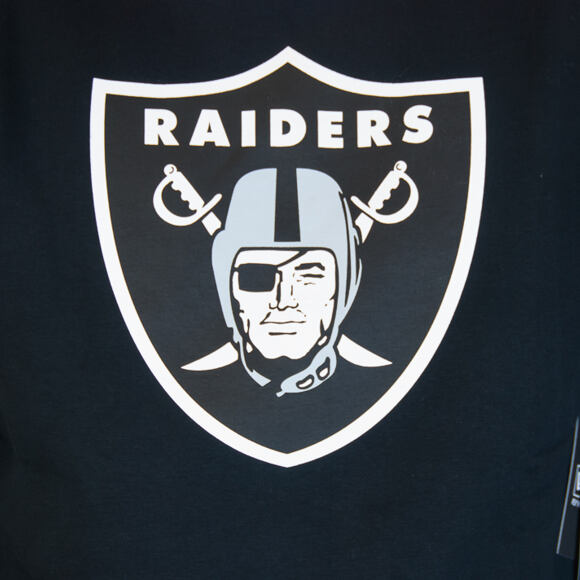 Mikina New Era Essential NFL Team Logo Crew Oakland Raiders Black