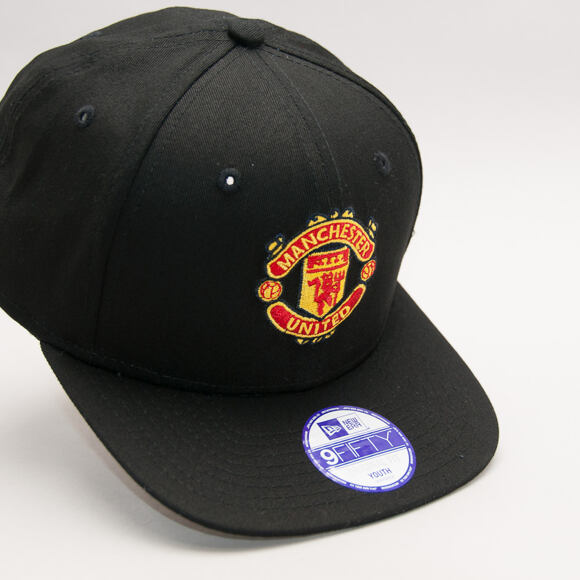 Dětská Kšiltovka New Era Manchester United Black Snapback Youth