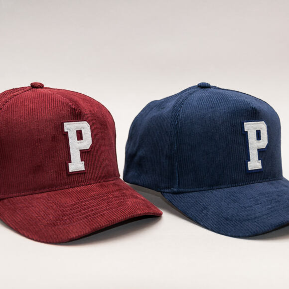 Kšiltovka Pink Dolphin P Corduroy Maroon Snapback
