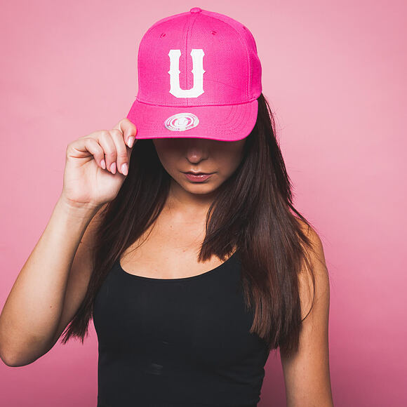 Kšiltovka UPFRONT United Baseball Dark Pink Snapback