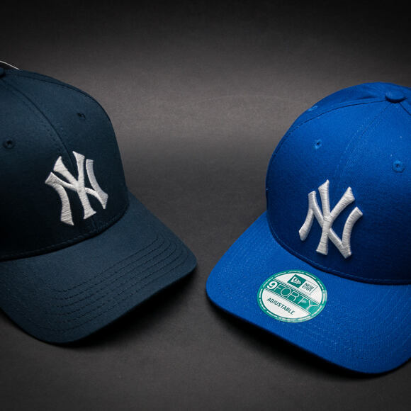 Kšiltovka New Era New York Yankees Blue/White 9FORTY Strapback