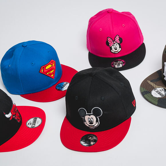 Dětská Kšiltovka New Era Hero Essential Minnie Mouse 9FIFTY Youth Official Team Color Snapback