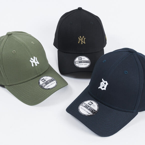 Kšiltovka New Era Mini Logo New York Yankees 39THIRTY New Olive/White