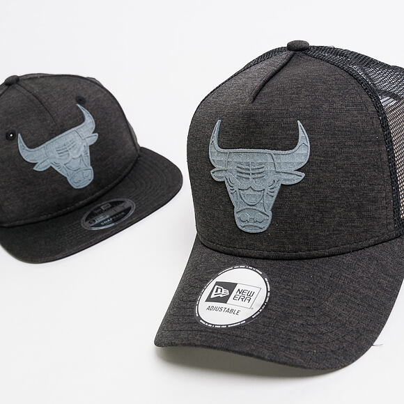 Kšiltovka New Era Original Fit Concrete Jersey Chicago Bulls 9FIFTY Black/Heather Gray Snapback