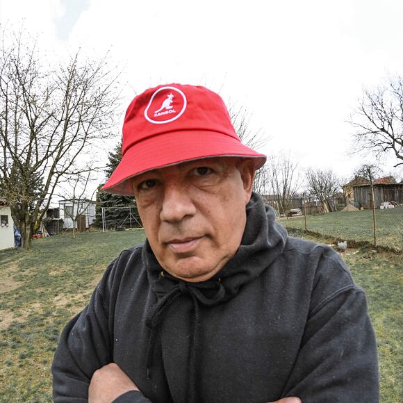 Klobouk Kangol Cotton Bucket Rojo