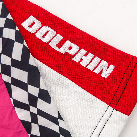 Kraťasy Pink Dolphin Wave Block Black/Red/White
