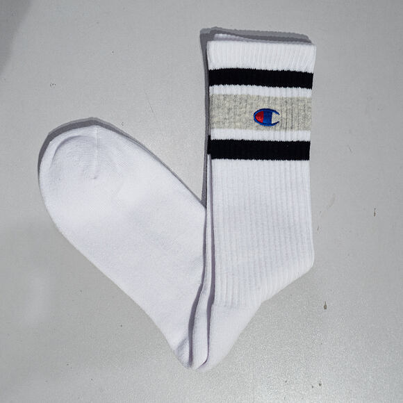 Ponožky Champion Rochester Crew Socks CH0008SY-8WZ White