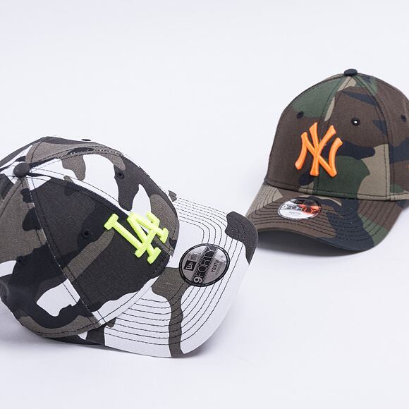 Dětská kšiltovka NEW ERA 940K MLB Camo essential kids Los Angeles Dodgers