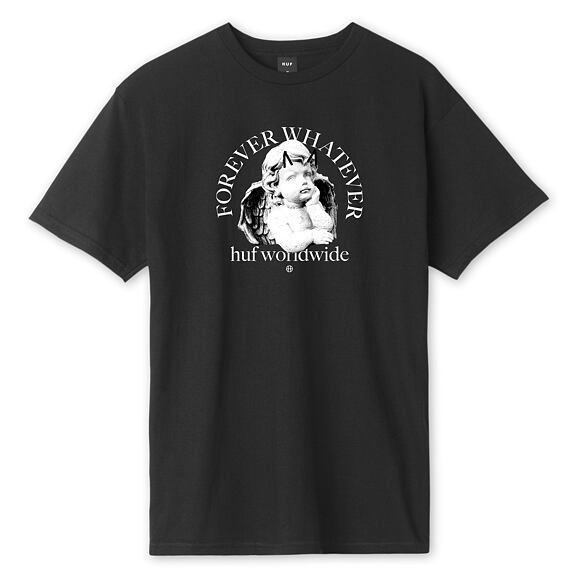 Triko HUF Forever Whatever Omen T-Shirt Black