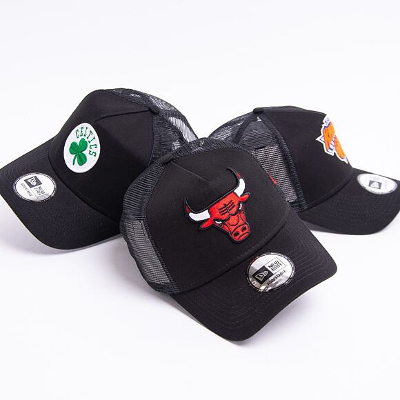 Kšiltovka New Era 9FORTY A-FRAME Trucker NBA Dark Base Team Chicago Bulls Black