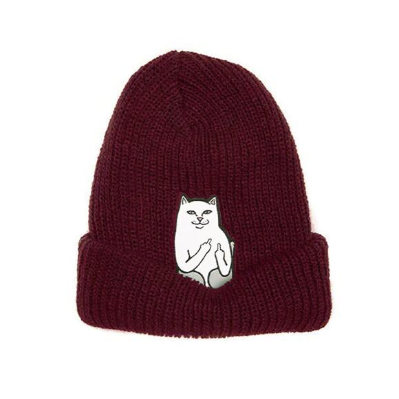 Kulich RIP N DIP Lord Nermal Ribbed Beanie Burgundy