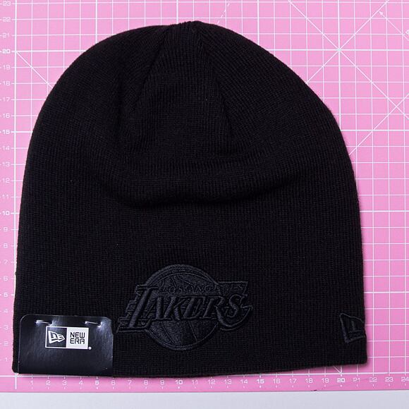 Kulich New Era Dark Base Skull Knit Los Angeles Lakers Black