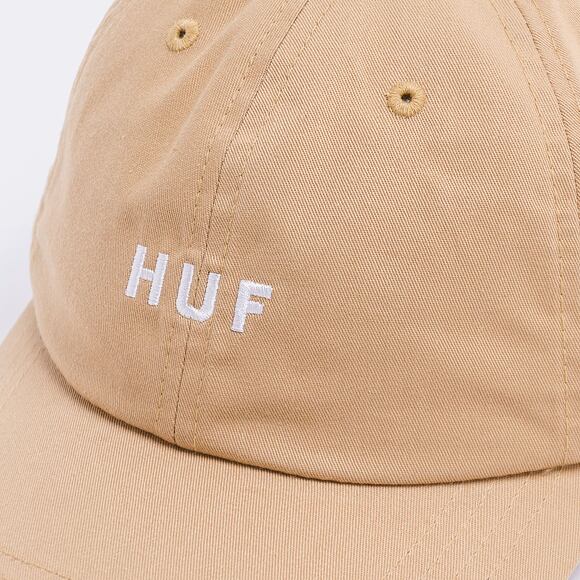 Kšiltovka HUF Essentials OG Logo CV 6 Panel Cap Camel