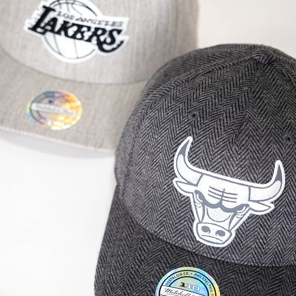 Kšiltovka Mitchell & Ness Los Angeles Lakers Heathered 110 Snapback