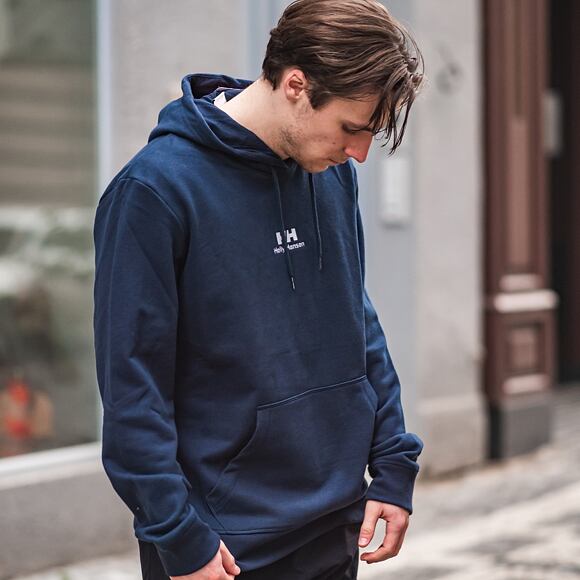 Mikina Helly Hansen YU20 Logo Hoodie Navy