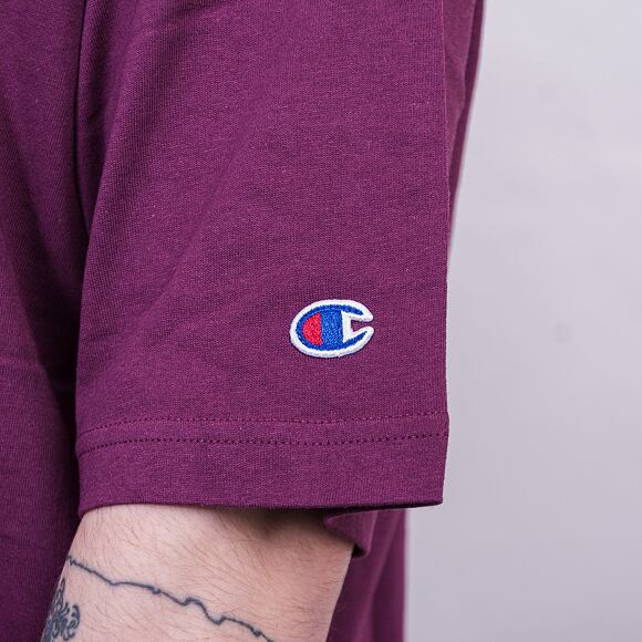 Triko Champion Oversized Crewneck T-Shirt 214282 WRE Wine Red
