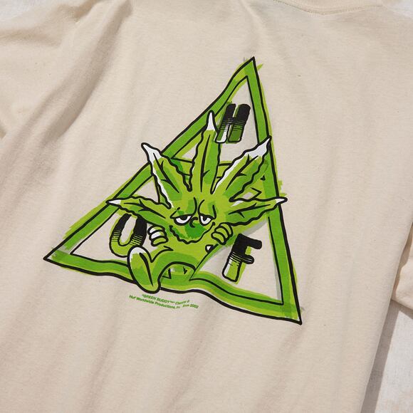 Triko HUF 4/20 Green Buddy TT T-Shirt Natural