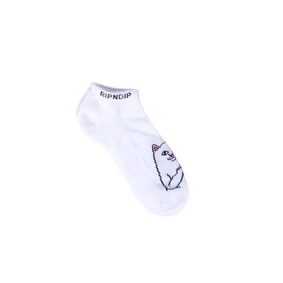 Ponožky RIP N DIP Lord Nermal Low Socks RND2113 White