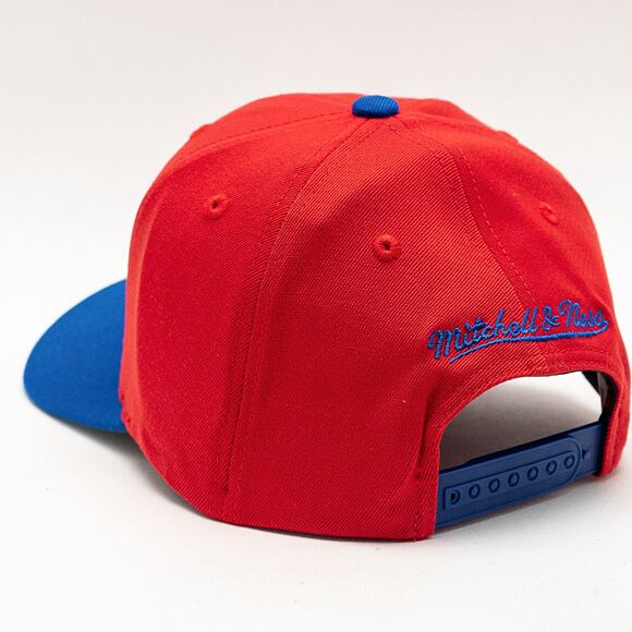 Kšiltovka Mitchell & Ness Wool 2 Tone Redline HWC PHILADELPHIA 76ERS Red / Royal 6HSSMM1935