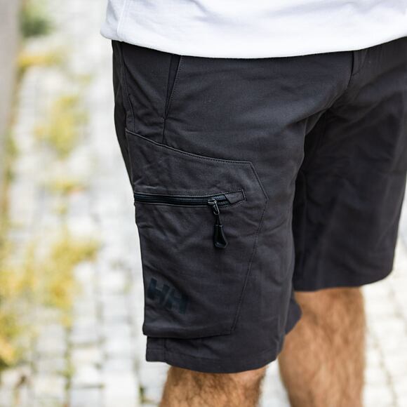 Kraťasy Helly Hansen Crewline Cargo Shorts 980 Ebony