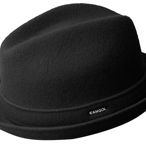 Vlněný klobouk Kangol Wool Player 6447BC-BK001 Black