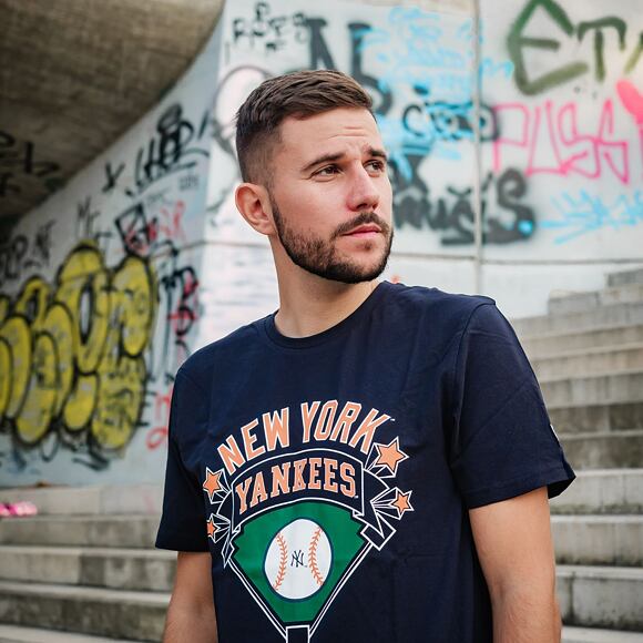 Triko New Era MLB Graphic Tee New York Yankees Navy