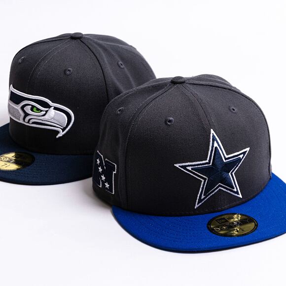 Kšiltovka New Era 59FIFTY NFL Official Team Colors Dallas Cowboys Grey