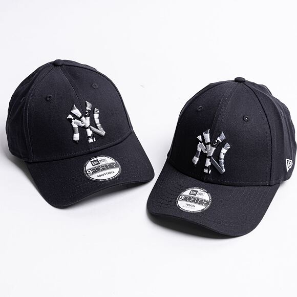 Dětská kšiltovka New Era 9FORTY MLB Wild Camo New York Yankees Navy