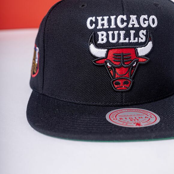 Kšiltovka Mitchell & Ness Top Spot Snapback HWC Chicago Bulls Black