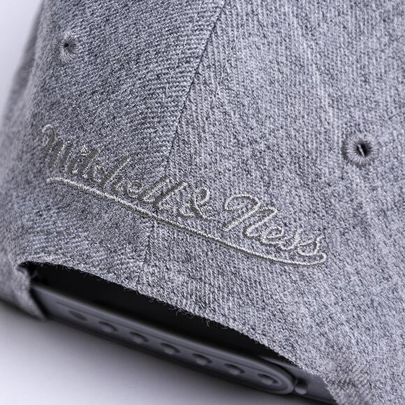 Kšiltovka Mitchell & Ness Box Logo Classic Snapback Branded Grey Heather