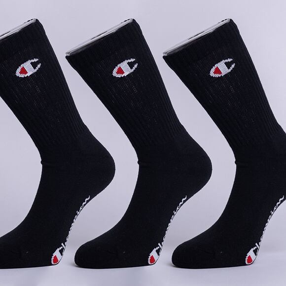 Ponožky Champion 3pk Crew Socks NBK/NBK/NBK