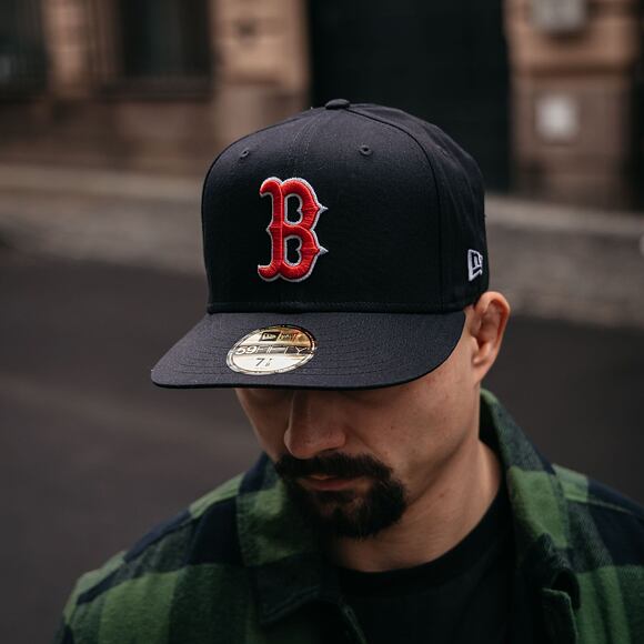 Kšiltovka New Era 59FIFTY MLB Side Patch Boston Red Sox Navy / Team Color