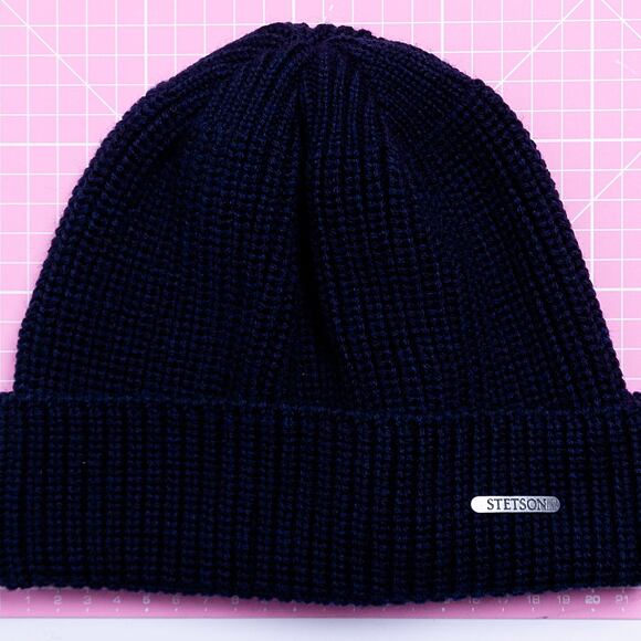 Kulich Stetson Beanie Merino Wool Navy