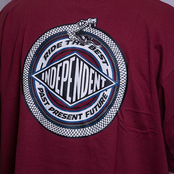 Triko Independent Eternal T-Shirt Maroon