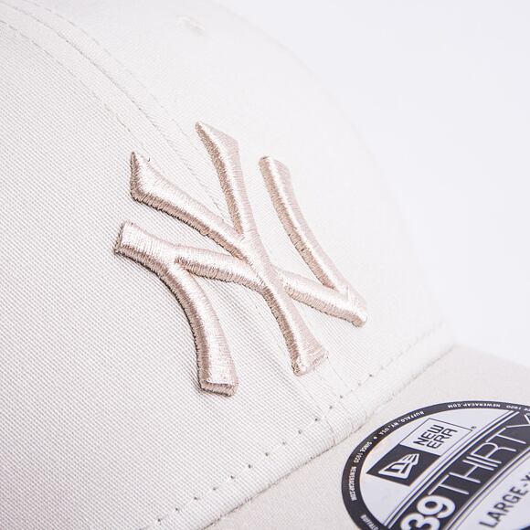 Kšiltovka New Era 39THIRTY MLB League Essential New York Yankees - Stone