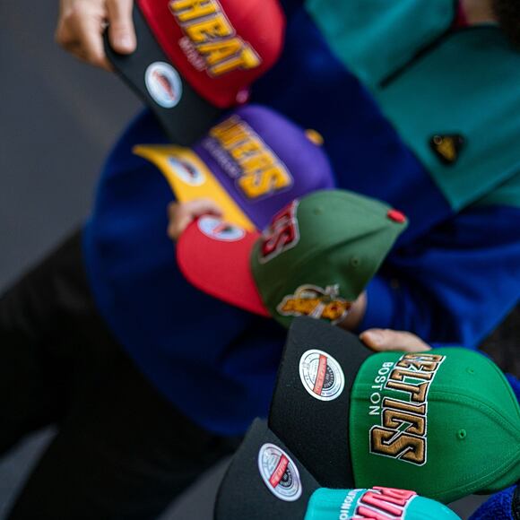 Kšiltovka Mitchell & Ness SHREDDER STRETCH SNAPBACK HWC Houston Rockets Blue
