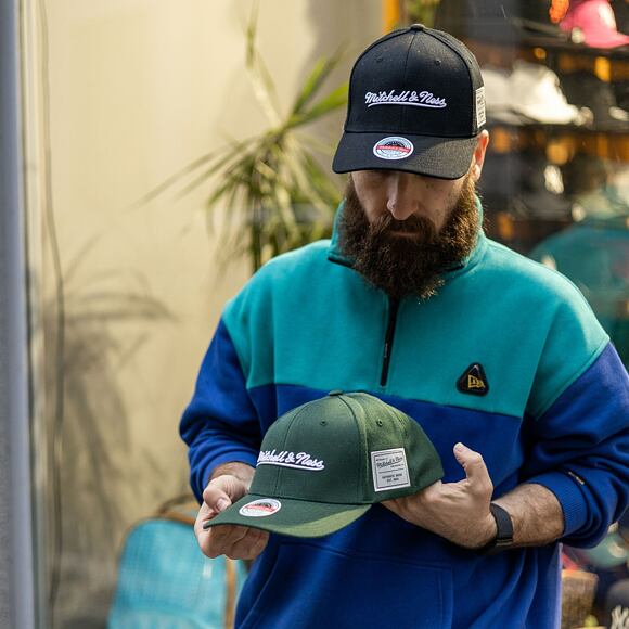 Kšiltovka Mitchell & Ness COMFY CORE STRETCH SNAPBACK Branded Green