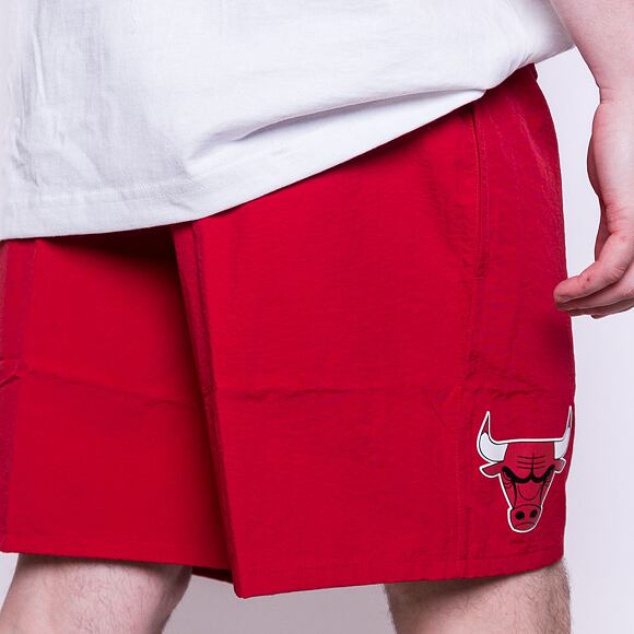 Kraťasy Mitchell & Ness Team Heritage Woven Short CHICAGO BULLS Scarlet