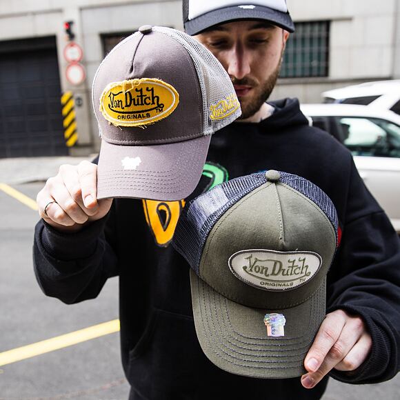 Kšiltovka Von Dutch Trucker Tampa Foam White/Black